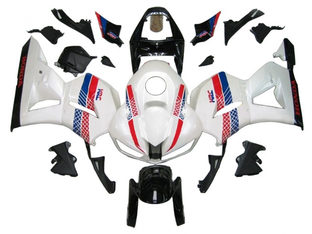 Mejores Kits Carenado Moto Honda CBR600RR 2013-2023 - Blanco Rojo Azul