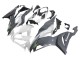 Mejores Carenados Moto Kawasaki ZX6R 2019-2022 - Blanco Gris Verde