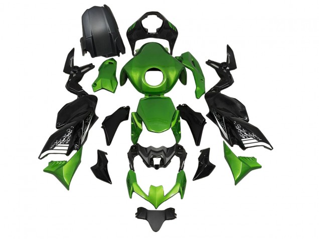 Mejores Carenados Moto Kawasaki Z900 2020-2024 - Verde Negro