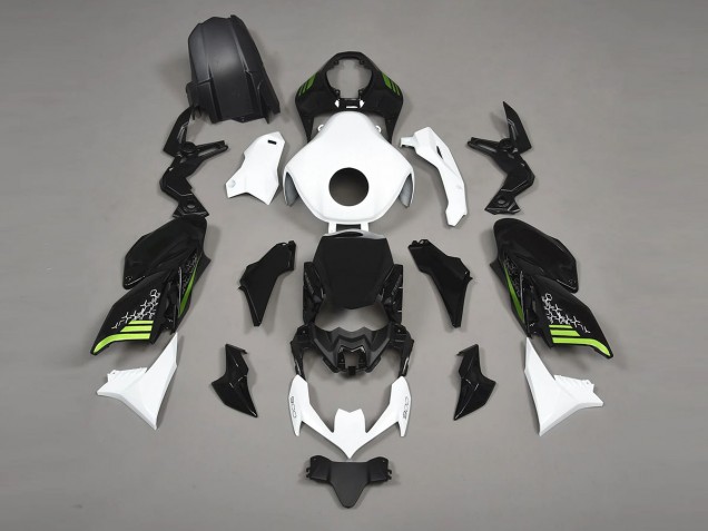 Mejores Carenados Moto Kawasaki Z900 2020-2024 - Negro Blanco