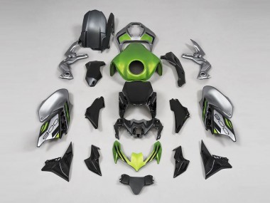 Mejores Carenados Moto Kawasaki Z900 2020-2024 - Verde Negro Gris