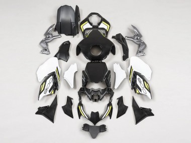 Mejores Carenados Moto Kawasaki Z900 2020-2024 - Negro Blanco Amarillo