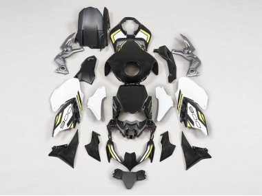Mejores Carenados Moto Kawasaki Z900 2020-2024 - Negro Blanco Amarillo