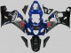 Mejores Carenados Moto Suzuki GSXR 600/750 2004-2005 - Azul Gris Negro Brillante
