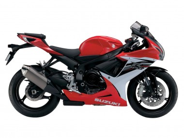 Mejores Carenados Moto Suzuki GSXR 600/750 2011-2024 - Rojo Blanco Negro