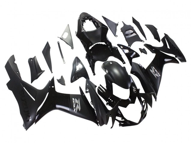 Mejores Carenados Moto Suzuki GSXR 600/750 2011-2024 - Negro Mate Negro Brillante