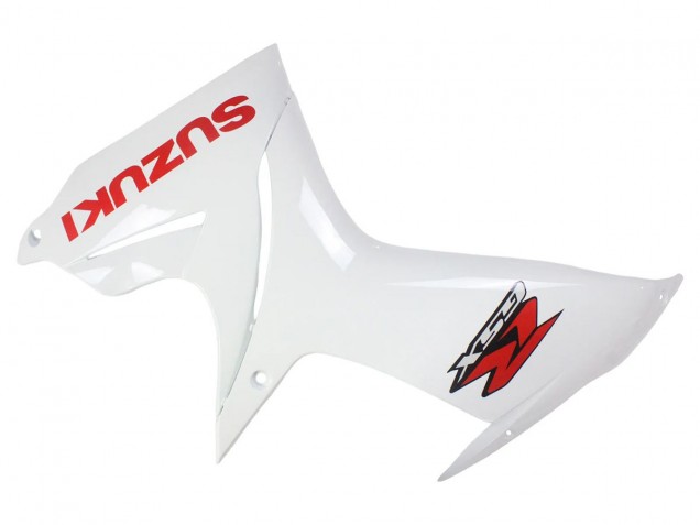 Mejores Carenados Moto Suzuki GSXR 600/750 2011-2024 - Blanco Negro Brillante Rojo Calcomanía