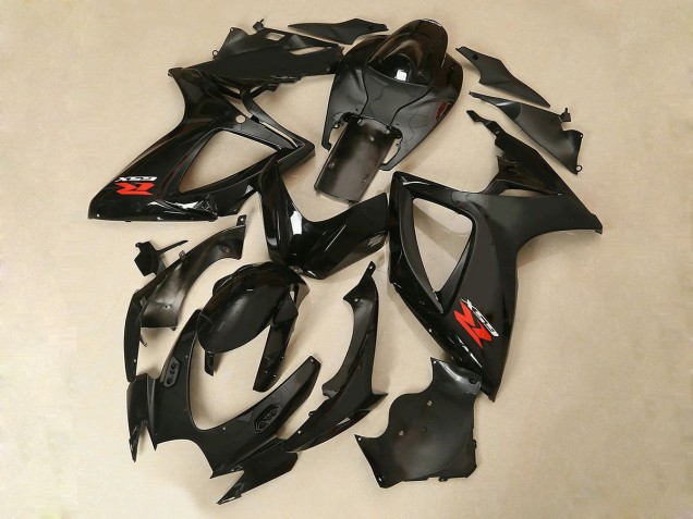 Mejores Carenado Moto Suzuki GSXR 600/750 2006-2007 - Negro Brillante
