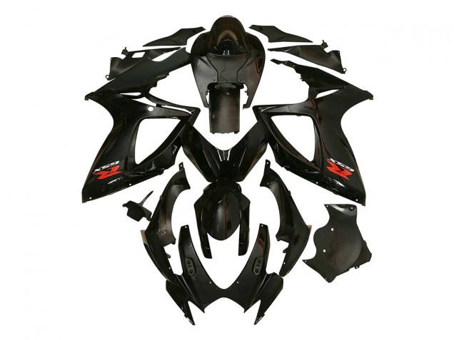 Mejores Carenado Moto Suzuki GSXR 600/750 2006-2007 - Negro Brillante