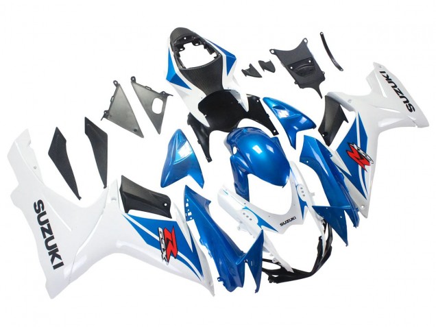 Mejores Carenados Moto Suzuki GSXR 600/750 2011-2024 - Azul Blanco
