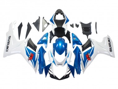 Mejores Carenados Moto Suzuki GSXR 600/750 2011-2024 - Azul Blanco