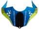 Mejores Carenados Moto Yamaha YZF R1 2015-2019 - Azul Verde Negro Tiburón