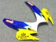 Mejores Carenados Moto Suzuki GSXR 600/750 2006-2007 - Blanco Azul Amarillo Corona Alstare