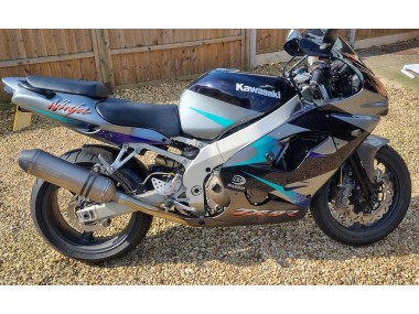 Mejores Carenados Moto Kawasaki Ninja ZX9R 2002-2003 - Azul Plata