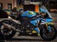 Mejores Carenados Moto Yamaha YZF R1 2015-2019 - Azul Amarillo Tiburón