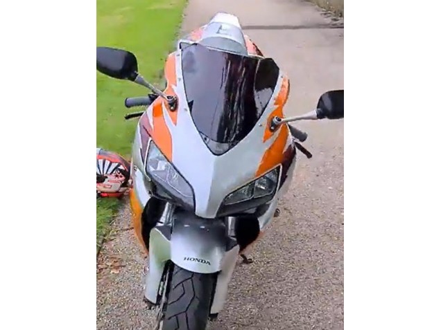 Mejores Carenados Moto Honda CBR1000RR 2006-2007 - Plata Naranja