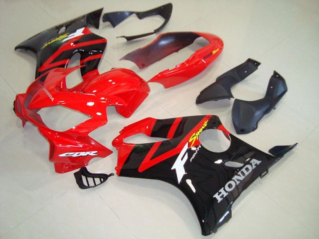 Moto Plástica CBR 600 F4i 2004-2007 - Negro Rojo Moto Plástica CBR 600 F4i 2004-2007 - Negro Rojo