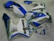 Moto Plástica CBR 600 RR 2005-2006 - Blanco Azul