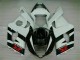 Moto Plástica GSXR 1000 K3 2003-2004 - Blanco Negro Moto Plástica GSXR 1000 K3 2003-2004 - Blanco Negro