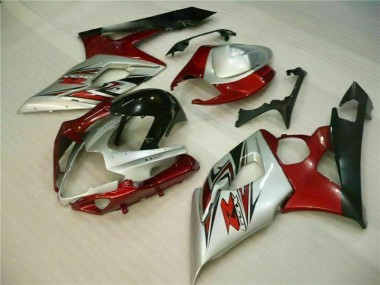 Moto Plástica GSXR 1000 K5 2005-2006 - Rojo Blanco