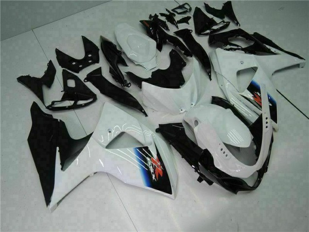 Moto Plástica GSXR 1000 K9 2009-2016 - Blanco Negro