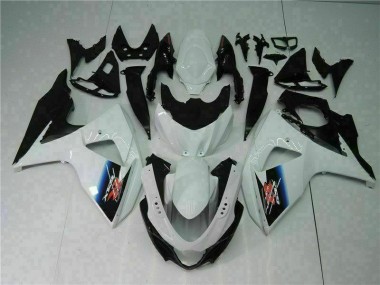 Moto Plástica GSXR 1000 K9 2009-2016 - Blanco Negro