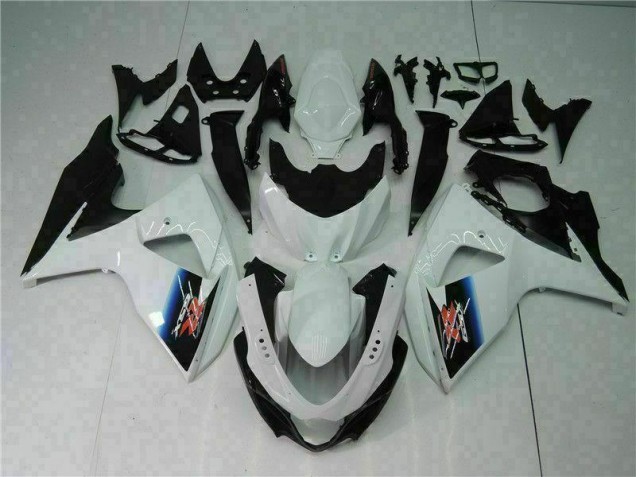 Moto Plástica GSXR 1000 K9 2009-2016 - Blanco Negro