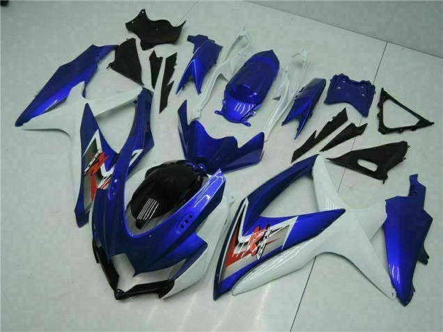 Moto Plástica GSXR 600 / 750 K8 2008-2010 - Azul Blanco Moto Plástica GSXR 600 / 750 K8 2008-2010 - Azul Blanco