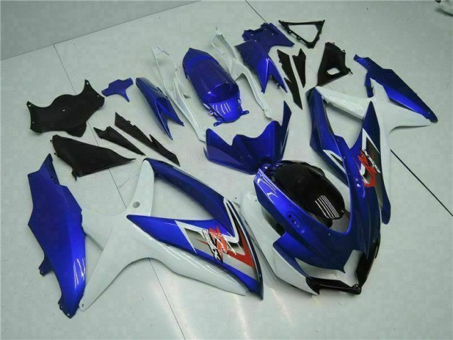 Moto Plástica GSXR 600 / 750 K8 2008-2010 - Azul Blanco Moto Plástica GSXR 600 / 750 K8 2008-2010 - Azul Blanco