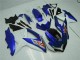 Moto Plástica GSXR 600 / 750 K8 2008-2010 - Azul Blanco Moto Plástica GSXR 600 / 750 K8 2008-2010 - Azul Blanco