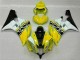 Moto Plástica R6 2006-2007 - Amarillo Blanco Negro