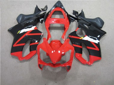 Moto Plástico CBR 600 F4i 2001-2003 - Rojo Negro