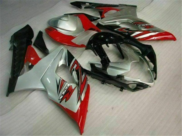 Moto Plástico GSXR 1000 K5 2005-2006 - Rojo Blanco