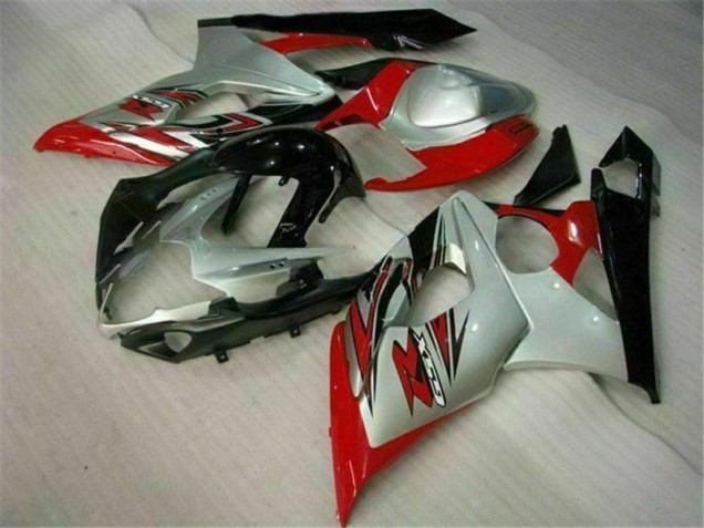 Moto Plástico GSXR 1000 K5 2005-2006 - Rojo Blanco