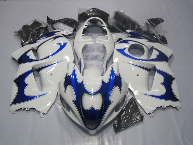 Moto Plástico GSXR 1300 Hayabusa 1996-2007 - Blanco Azul