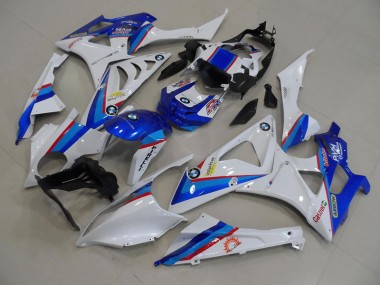 Moto Plástico S1000RR 2009-2014 - Azul Blanco
