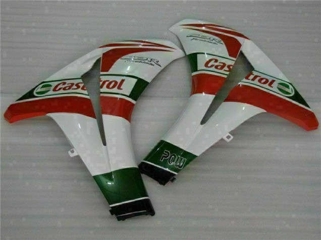 Plástica Moto CBR 1000 RR 2008-2011 - Blanco Rojo Plástica Moto CBR 1000 RR 2008-2011 - Blanco Rojo